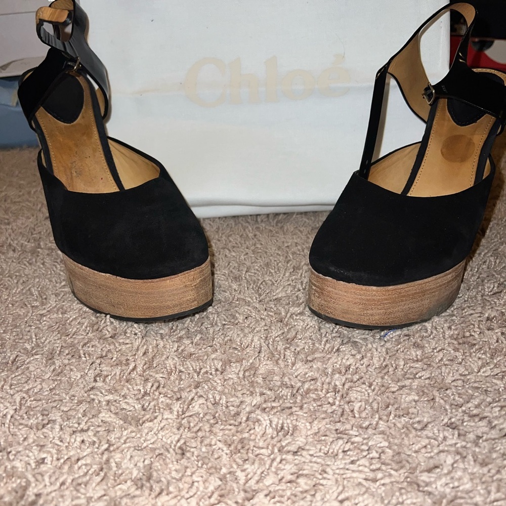 Chloè Suede Platforms